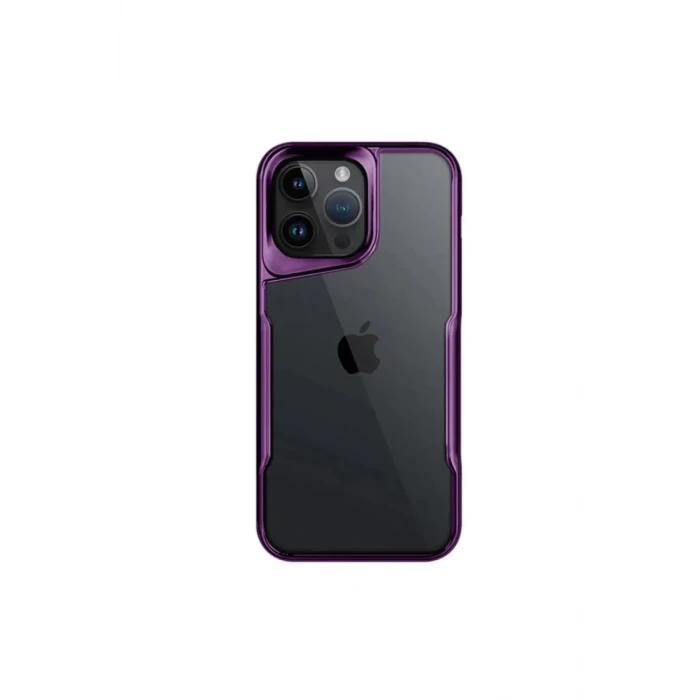 Newface Apple iPhone 16 Pro Max Kılıf Boyi Silikon Kapak - Derin Mor