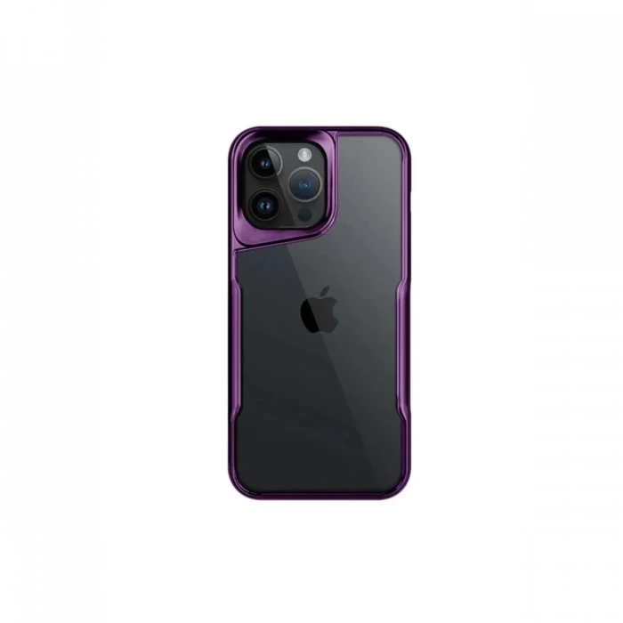Newface Apple iPhone 16 Pro Max Kılıf Boyi Silikon Kapak - Derin Mor