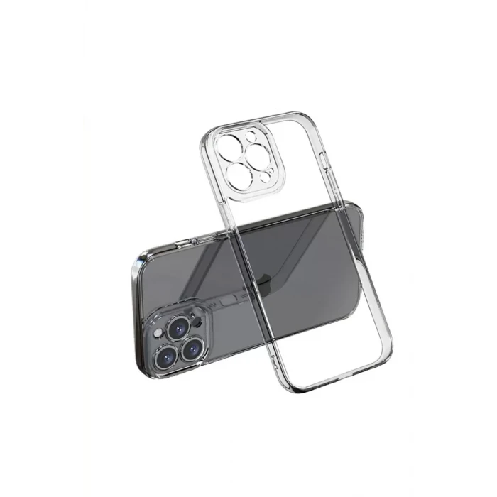 Newface Apple iPhone 16 Pro Max Kılıf Lüx Şeffaf Silikon