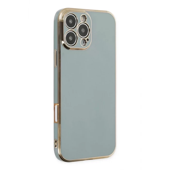 Newface Apple iPhone 16 Pro Max Kılıf Volet Silikon - Açık Yeşil