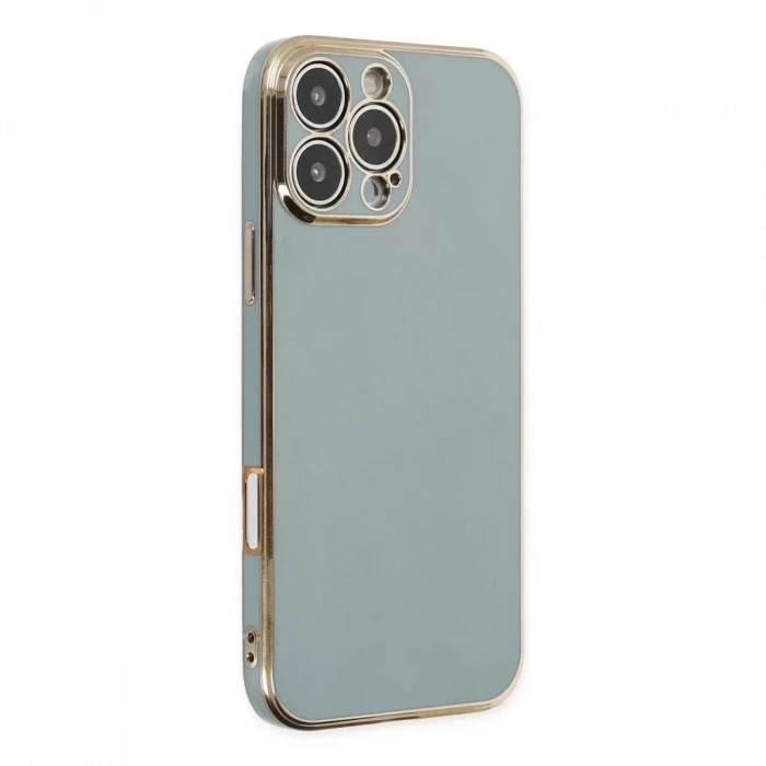 Newface Apple iPhone 16 Pro Max Kılıf Volet Silikon - Açık Yeşil
