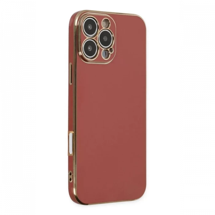 Newface Apple iPhone 16 Pro Max Kılıf Volet Silikon - Kırmızı