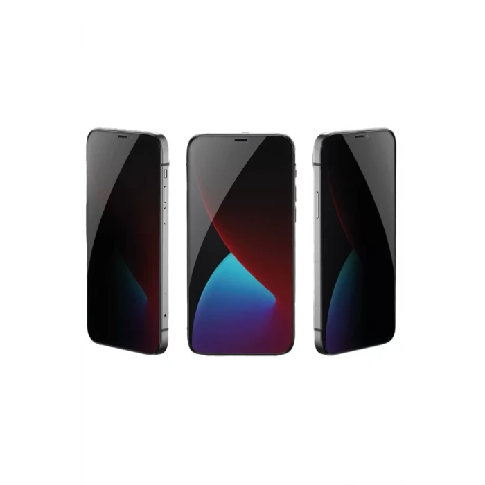 Newface Apple iPhone 17 Bilvis 5D Privacy Diamond Hayalet Cam Ekran Koruyucu