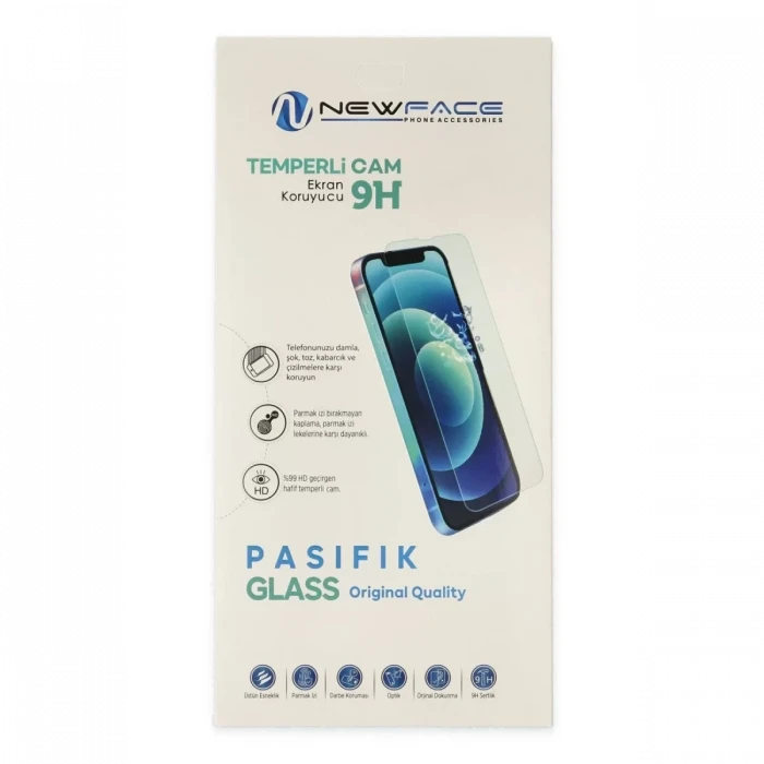 Newface Apple iPhone 17 Pro Max Pasifik Cam Ekran Koruyucu