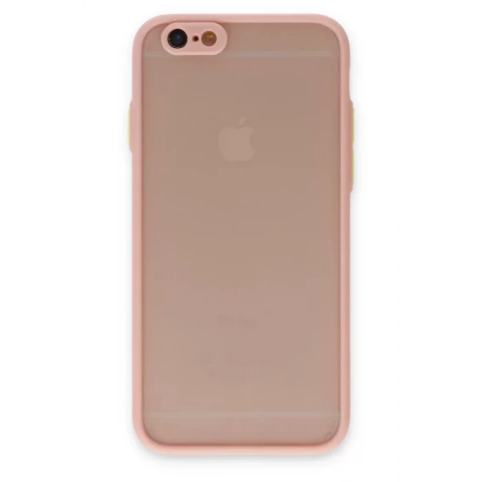 Newface Apple iPhone 6 Kılıf Montreal Silikon Kapak - Pembe