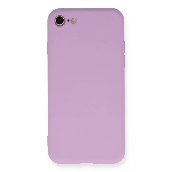 Newface Apple iPhone 7 Kılıf Nano içi Kadife Silikon - Lila