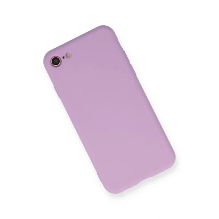 Newface Apple iPhone 7 Kılıf Nano içi Kadife Silikon - Lila