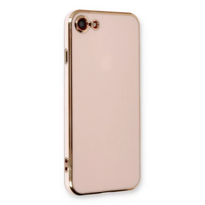 Newface Apple iPhone 7 Kılıf Volet Silikon - Pembe