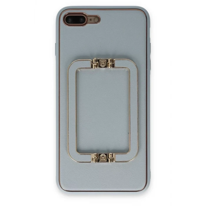 Newface Apple iPhone 7 Plus Kılıf Coco Elit Kapak - Turkuaz