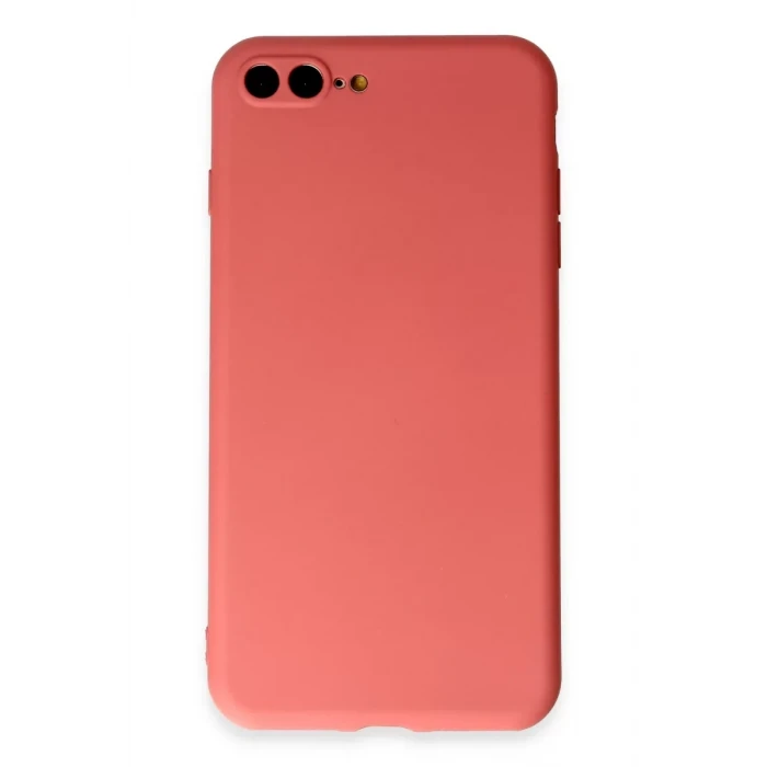 Newface Apple iPhone 7 Plus Kılıf First Silikon - Kiremit