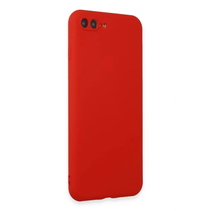 Newface Apple iPhone 7 Plus Kılıf First Silikon - Kırmızı