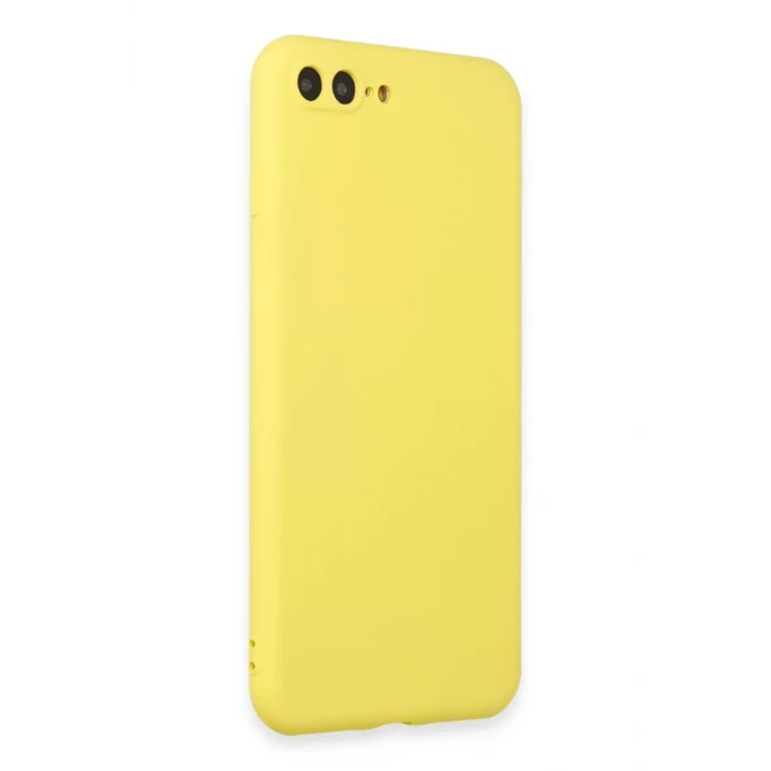 Newface Apple iPhone 7 Plus Kılıf First Silikon - Sarı