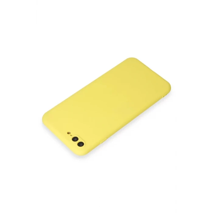 Newface Apple iPhone 7 Plus Kılıf First Silikon - Sarı