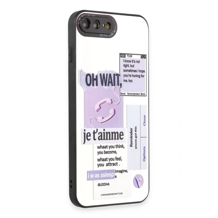 Newface Apple iPhone 7 Plus Kılıf Mirror Desenli Kapak - Mirror - 4