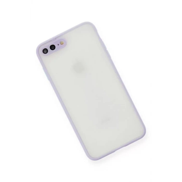 Newface Apple iPhone 7 Plus Kılıf Montreal Silikon Kapak - Mor