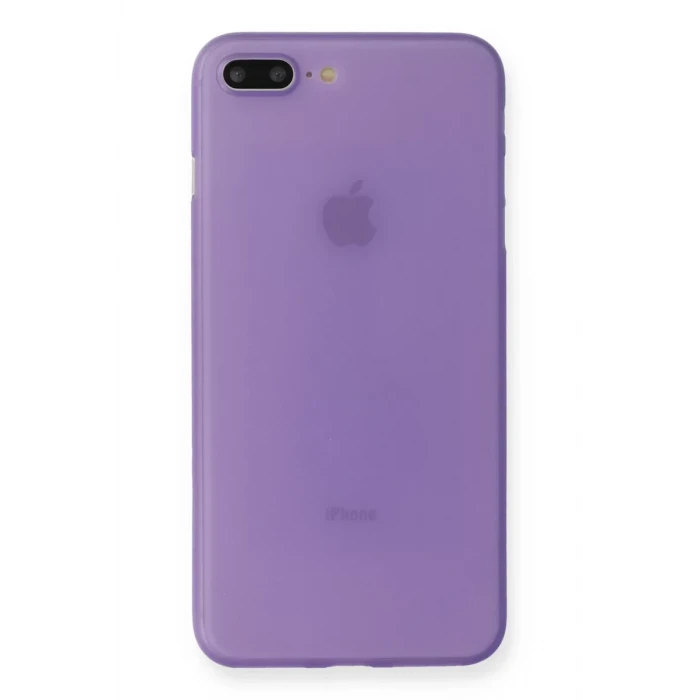 Newface Apple iPhone 7 Plus Kılıf PP Ultra İnce Kapak - Mor