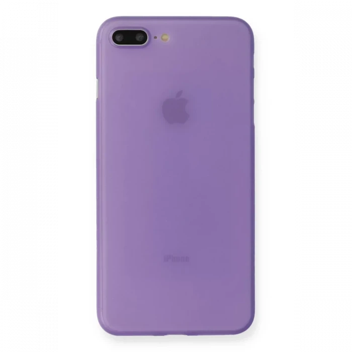 Newface Apple iPhone 7 Plus Kılıf PP Ultra İnce Kapak - Mor