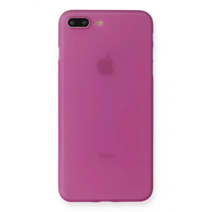 Newface Apple iPhone 7 Plus Kılıf PP Ultra İnce Kapak - Pembe