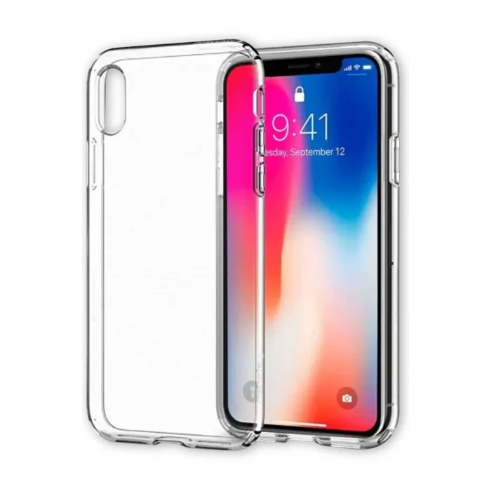 Newface Apple iPhone X Kılıf Lüx Şeffaf Silikon