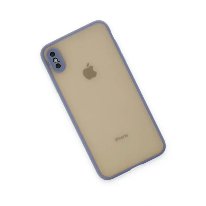 Newface Apple iPhone X Kılıf Montreal Silikon Kapak - Gri