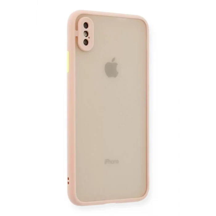 Newface Apple iPhone X Kılıf Montreal Silikon Kapak - Pembe