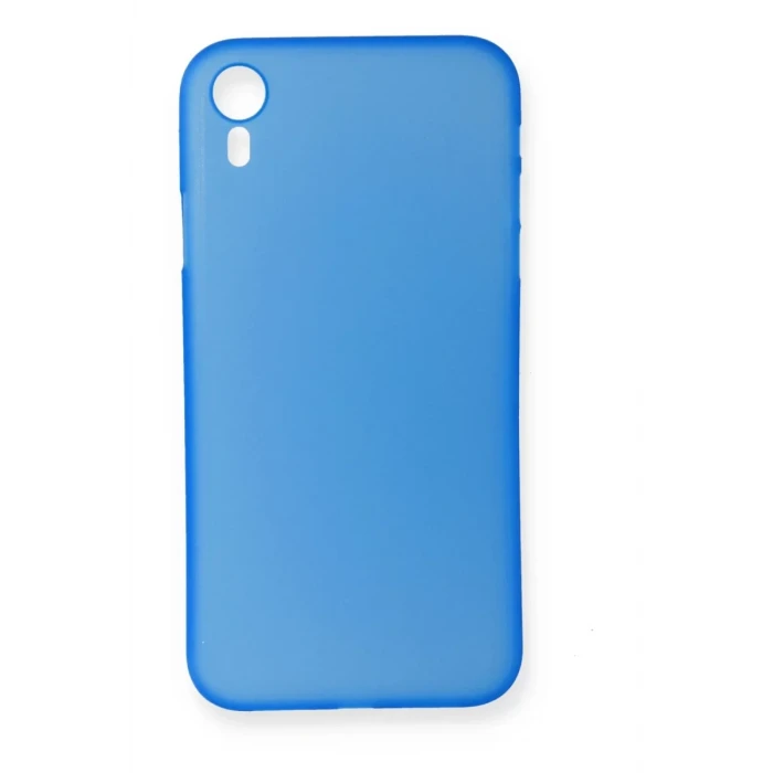 Newface Apple iPhone XR Kılıf PP Ultra İnce Kapak - Mavi