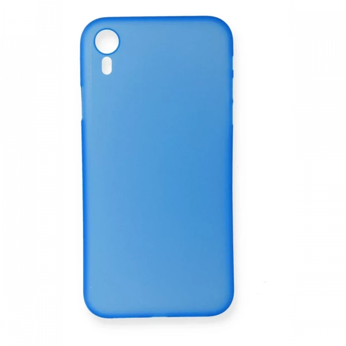 Newface Apple iPhone XR Kılıf PP Ultra İnce Kapak - Mavi