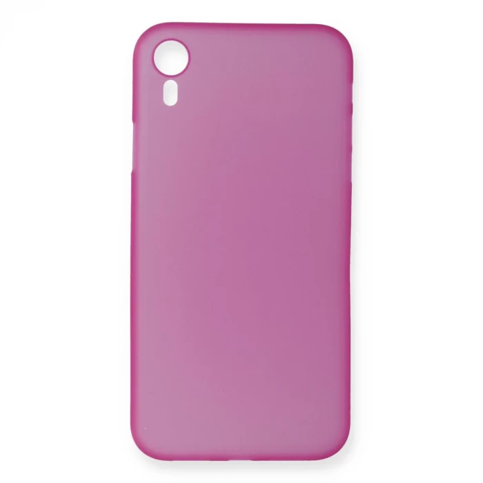 Newface Apple iPhone XR Kılıf PP Ultra İnce Kapak - Pembe