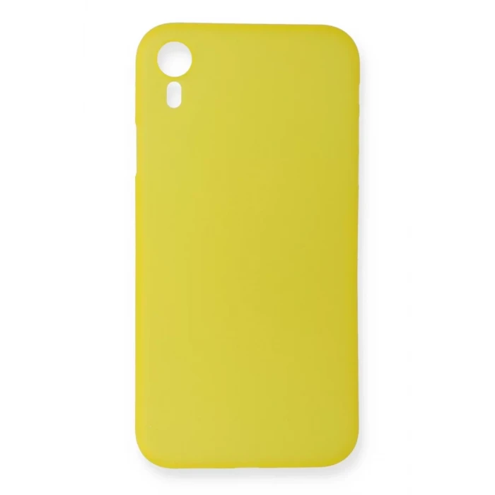 Newface Apple iPhone XR Kılıf PP Ultra İnce Kapak - Sarı