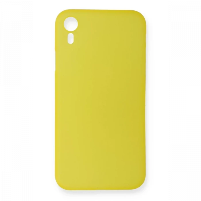 Newface Apple iPhone XR Kılıf PP Ultra İnce Kapak - Sarı