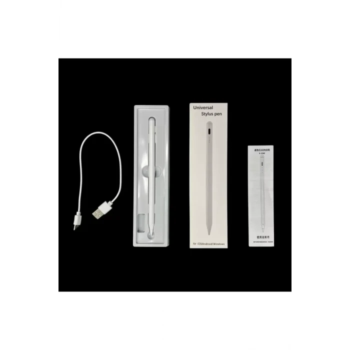 Newface K2260 IOS ve Android Uyumlu Universal Dokunmatik Stylus Kalem - Beyaz