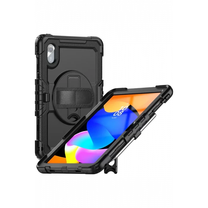 Newface Lenovo Tab M11 TB330FU Kılıf Amazing Tablet Kapak - Siyah