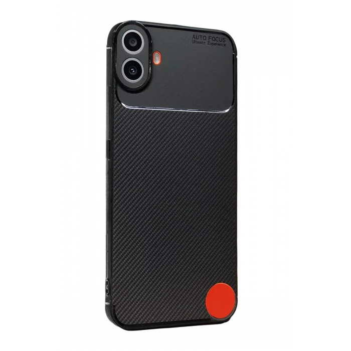 Newface Nothing Phone Nothing CMF Phone 1 Auto Focus Karbon Kapak - Siyah