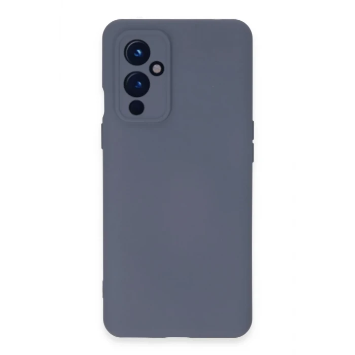 Newface One Plus 9 Kılıf Nano içi Kadife Silikon - Gri