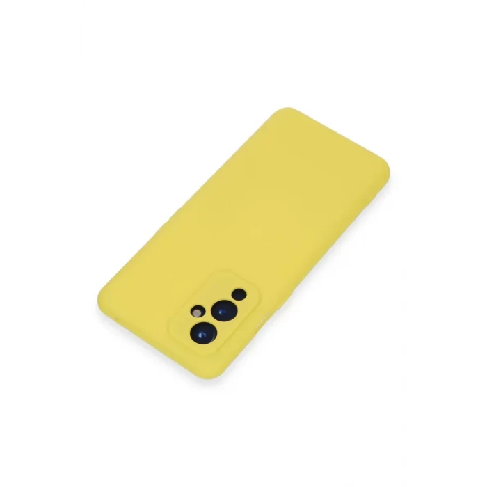Newface One Plus 9 Kılıf Nano içi Kadife Silikon - Sarı