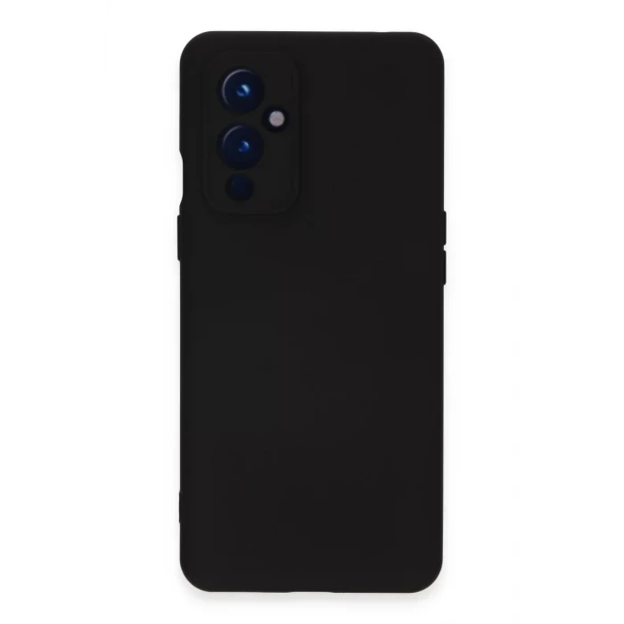Newface One Plus 9 Kılıf Nano içi Kadife Silikon - Siyah