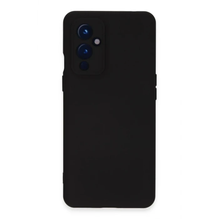 Newface One Plus 9 Kılıf Nano içi Kadife Silikon - Siyah