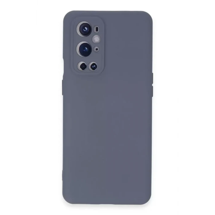 Newface One Plus 9 Pro Kılıf Nano içi Kadife Silikon - Gri