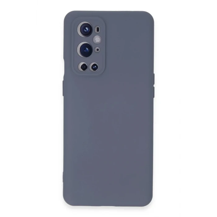 Newface One Plus 9 Pro Kılıf Nano içi Kadife Silikon - Gri