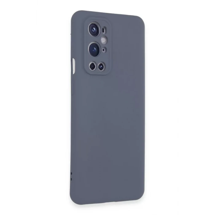 Newface One Plus 9 Pro Kılıf Nano içi Kadife Silikon - Gri