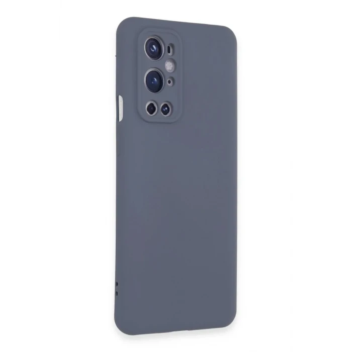 Newface One Plus 9 Pro Kılıf Nano içi Kadife Silikon - Gri