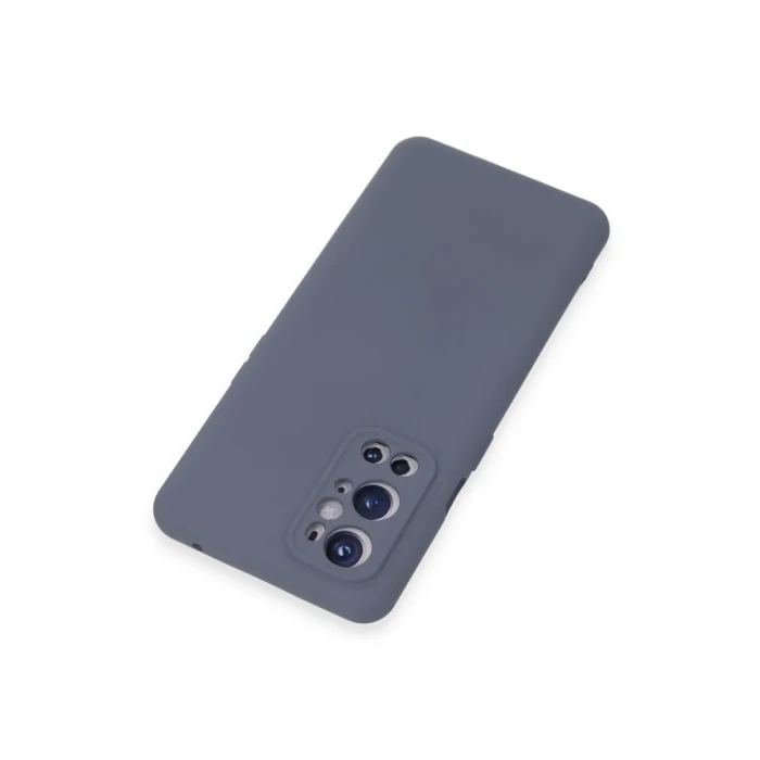 Newface One Plus 9 Pro Kılıf Nano içi Kadife Silikon - Gri