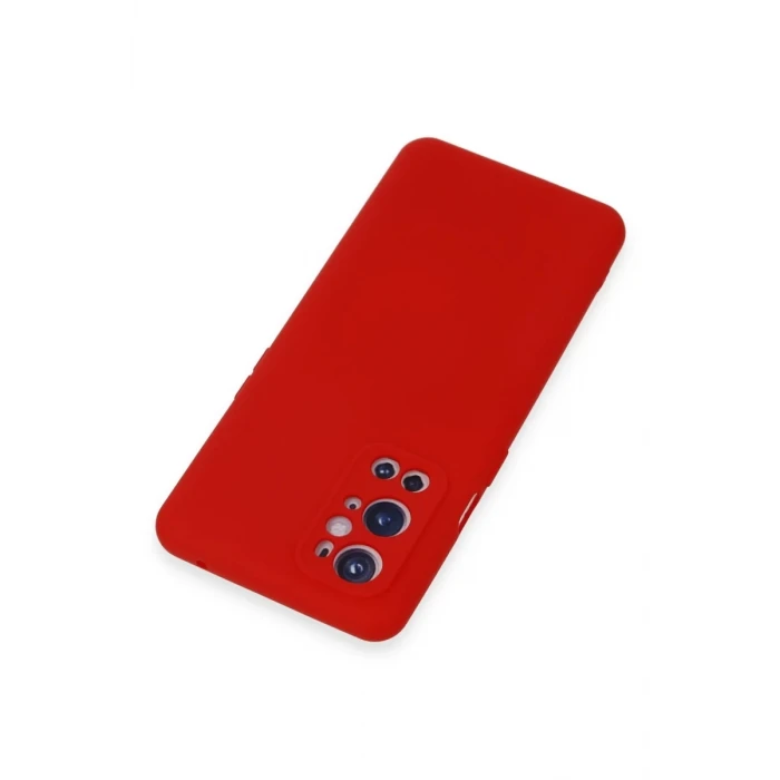 Newface One Plus 9 Pro Kılıf Nano içi Kadife Silikon - Kırmızı
