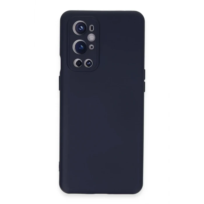Newface One Plus 9 Pro Kılıf Nano içi Kadife Silikon - Lacivert