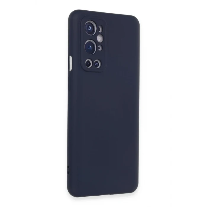 Newface One Plus 9 Pro Kılıf Nano içi Kadife Silikon - Lacivert