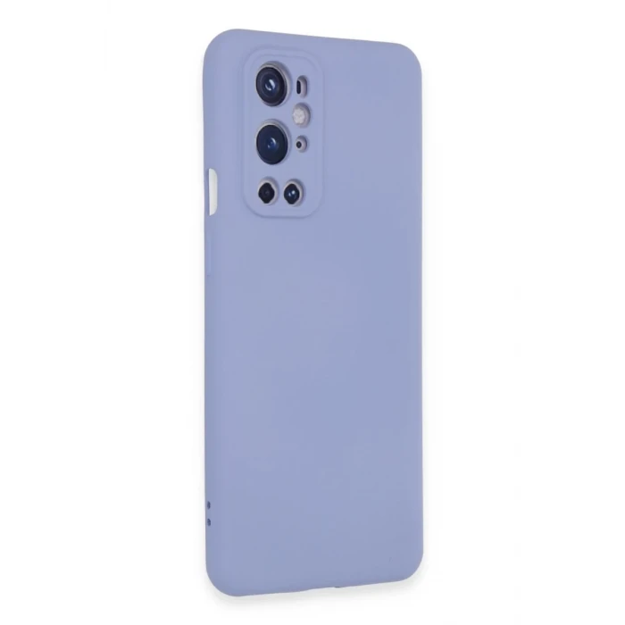 Newface One Plus 9 Pro Kılıf Nano içi Kadife Silikon - Lila