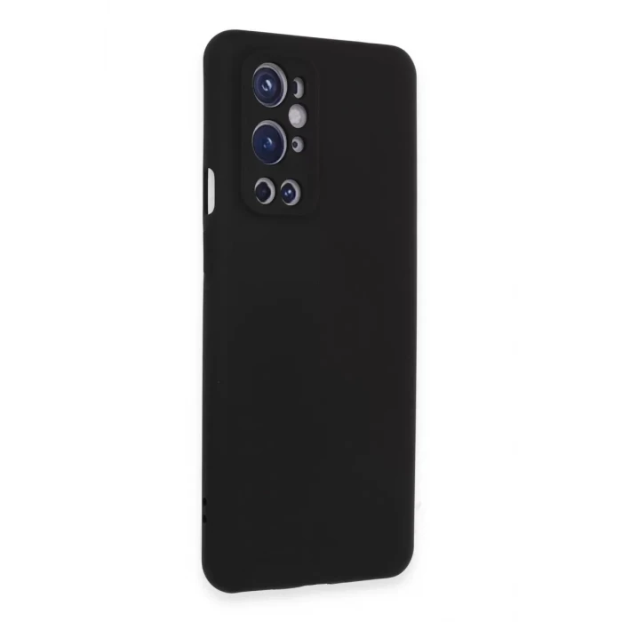 Newface One Plus 9 Pro Kılıf Nano içi Kadife Silikon - Siyah