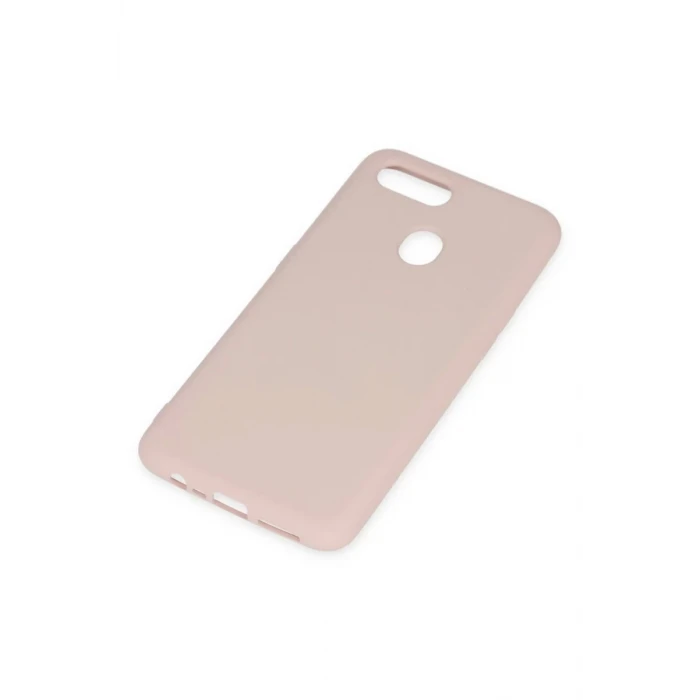 Newface Oppo A12 Kılıf Nano içi Kadife Silikon - Pudra