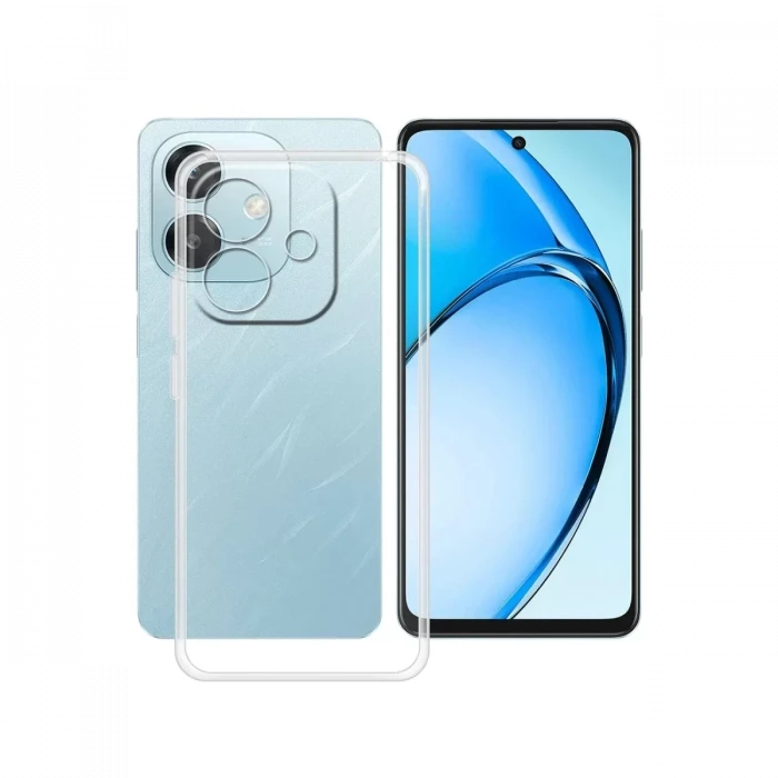 Newface Oppo A3 Kılıf Lüx Şeffaf Silikon