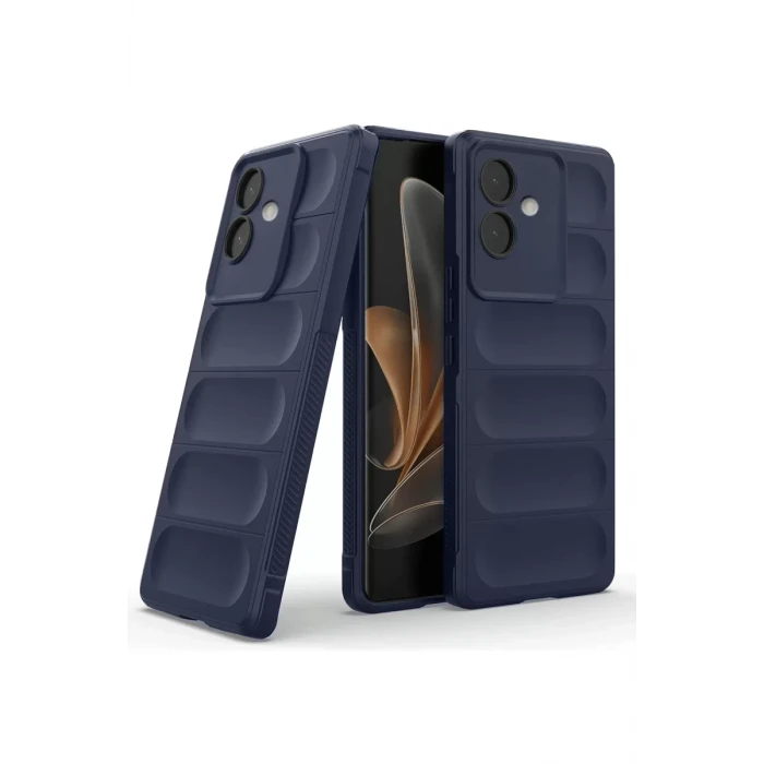 Newface Oppo A3 Kılıf Optimum Silikon - Lacivert